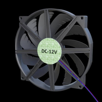 Animated DC-12V-Fan