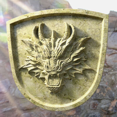 Dragon Head-Heraldry