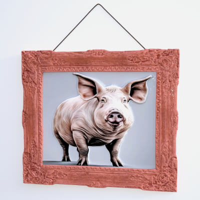 Pig on Canvas