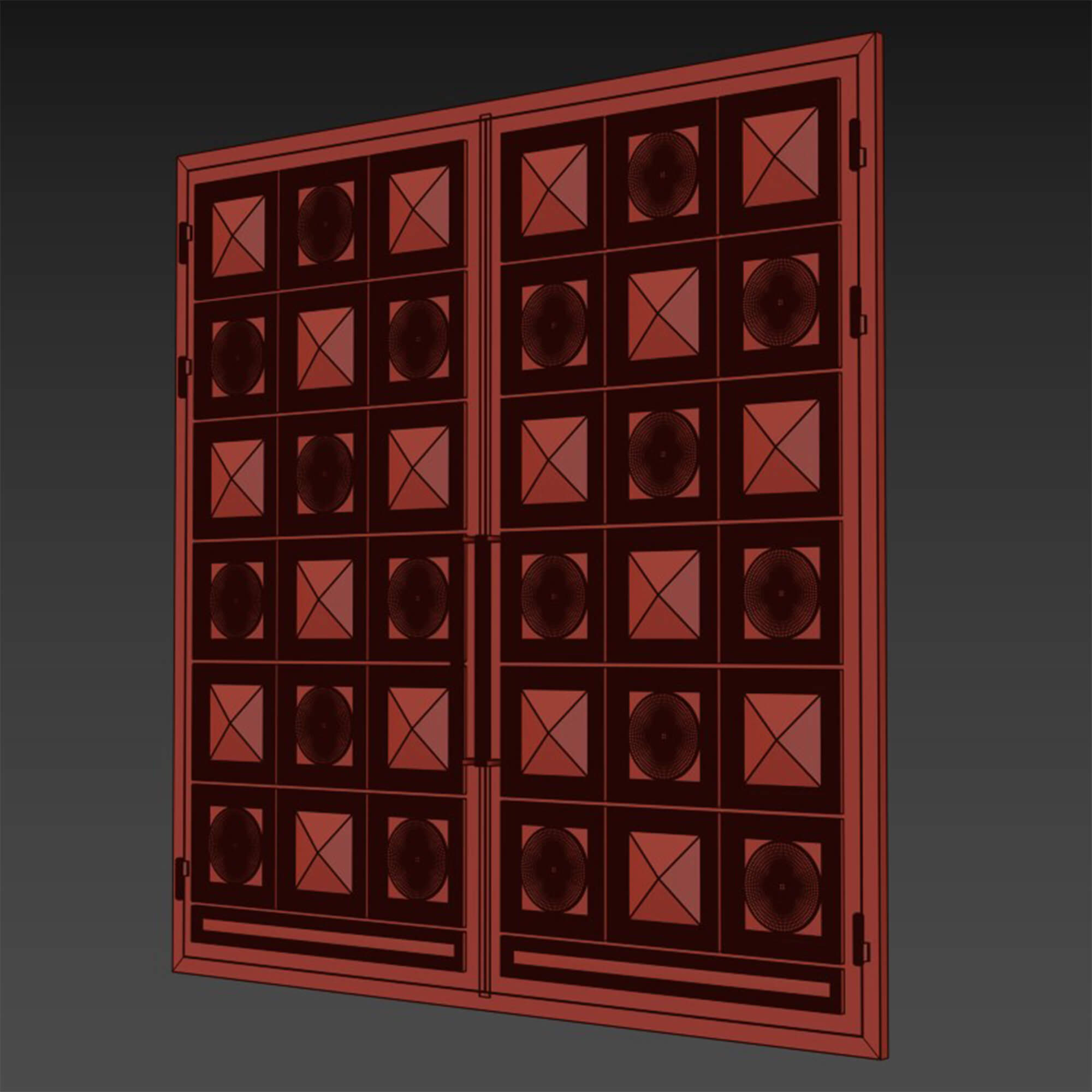 Gate Black Loft 013 - 3D Model by ONModels