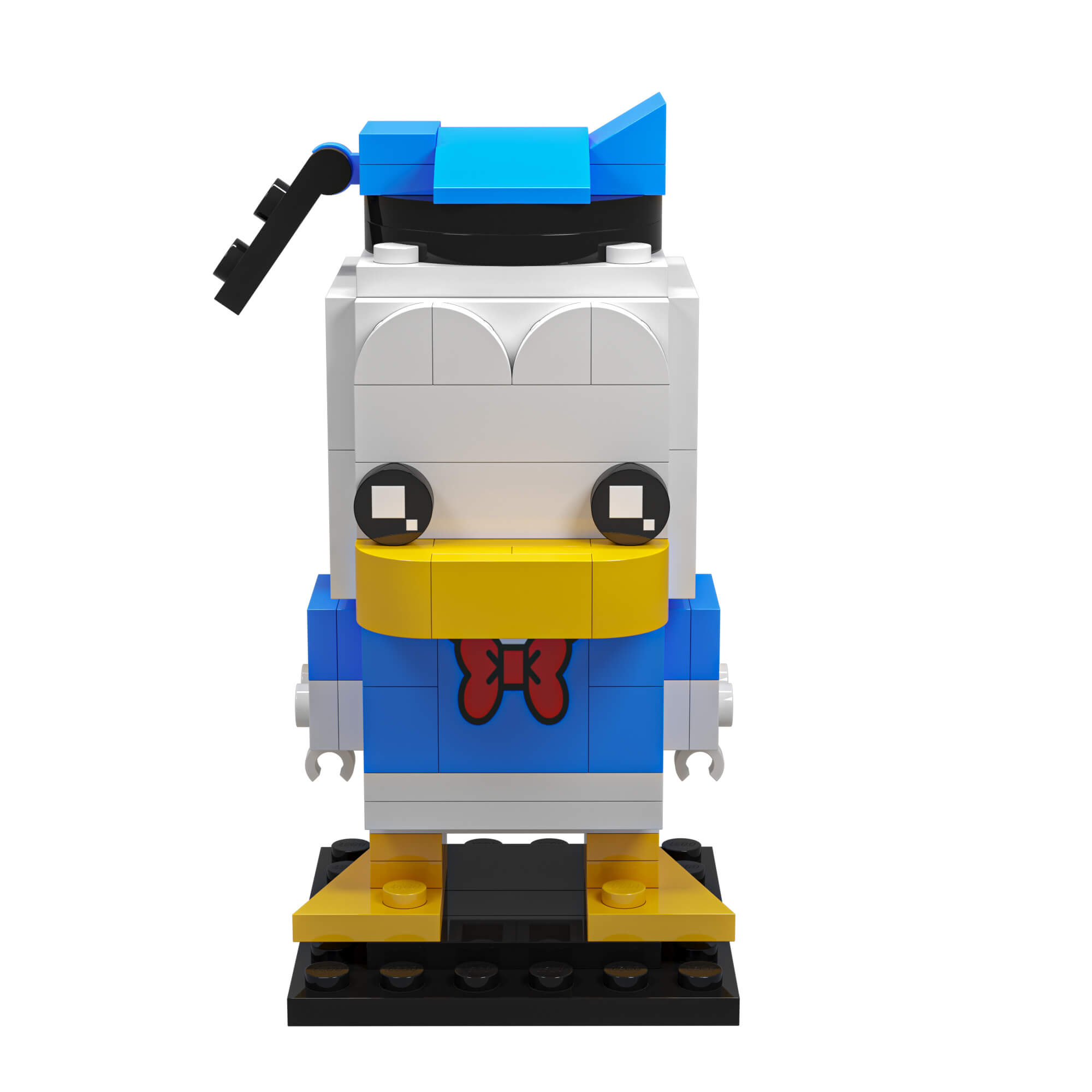 Lego Donald Duck 3D Model by ONModels