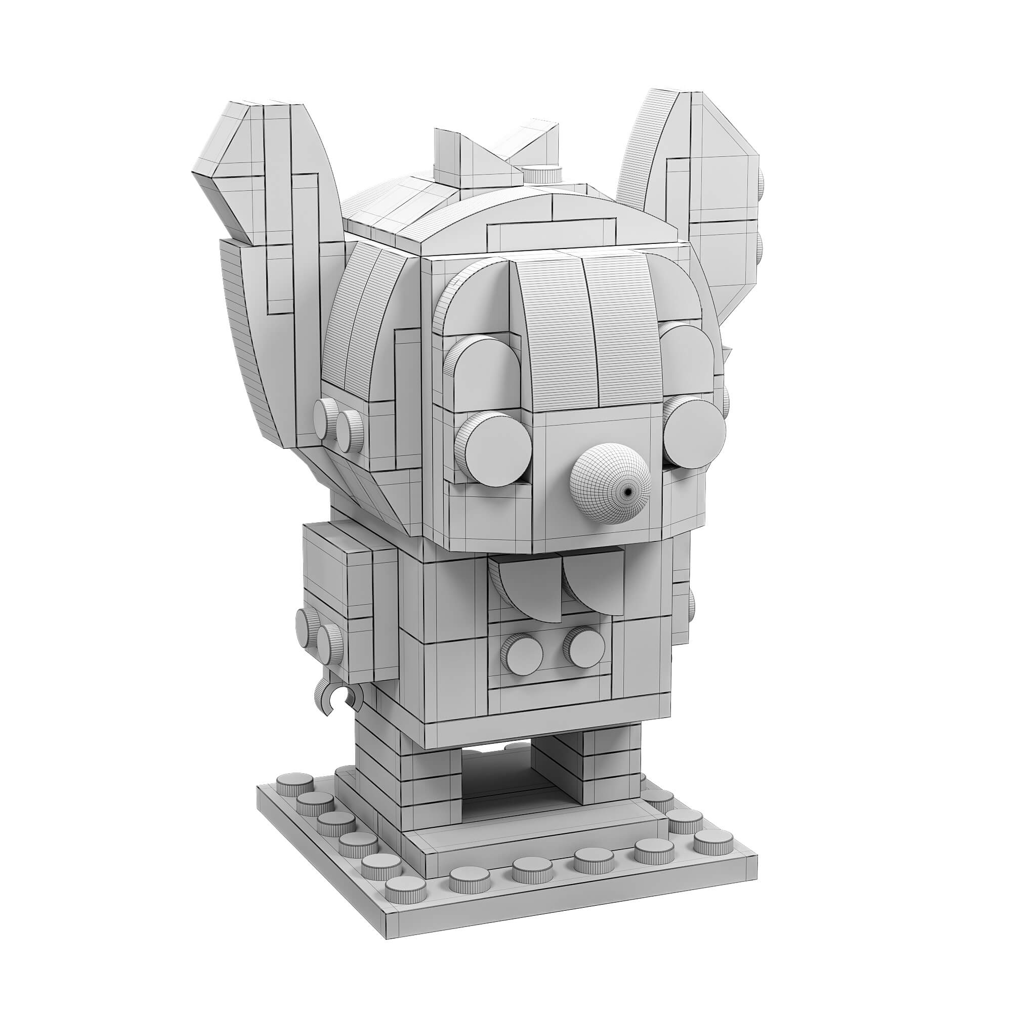 Lego Stitch Disney - 3D Model by ONModels