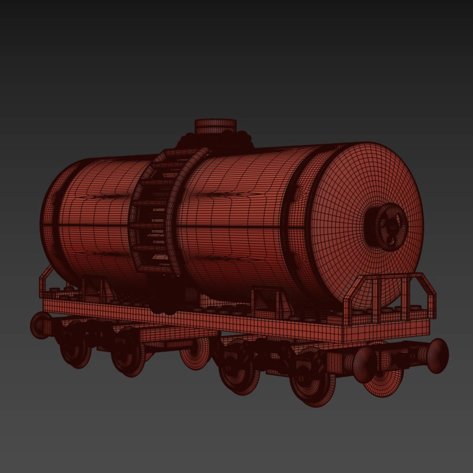 Train Sisterna Lego - 3D Model by ONModels