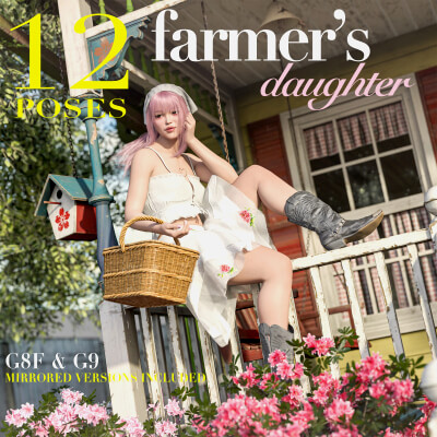 Farmers Daughter Pose Pack for G8F &amp G9 by oomphy