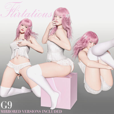 Flirtatious Pose Pack for G9
