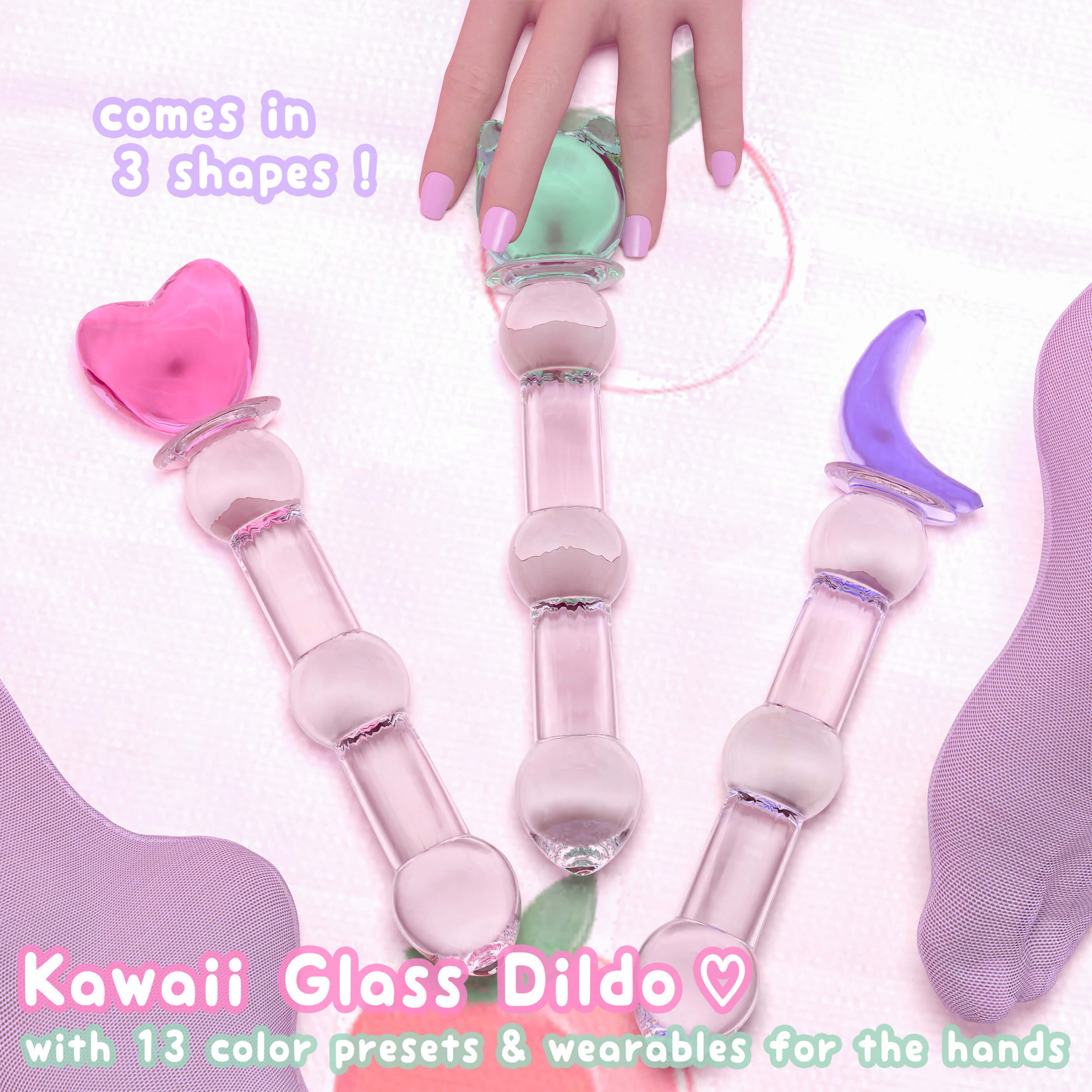 Kawaii Glass Dildo - Daz Content by oomphy