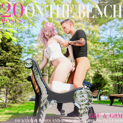 On The Bench Pose Packfor G8F &amp G8M by oomphy