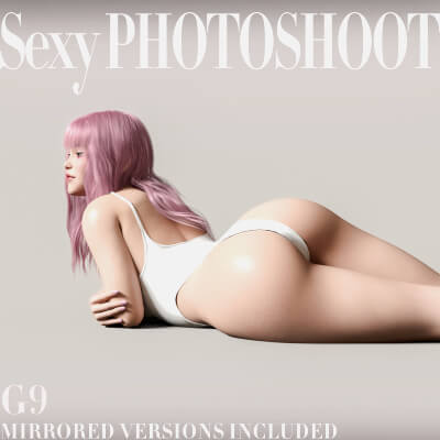 Sexy Photoshoot Pose Pack For G9 by oomphy