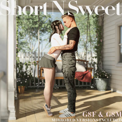 Short N Sweet Pose Pack for G8F &amp G8M