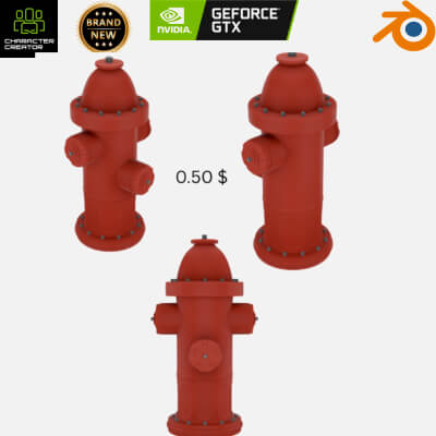 Fire Hydrant 3D Model