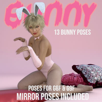 Bunny - Pose Pack For G8F And G9F