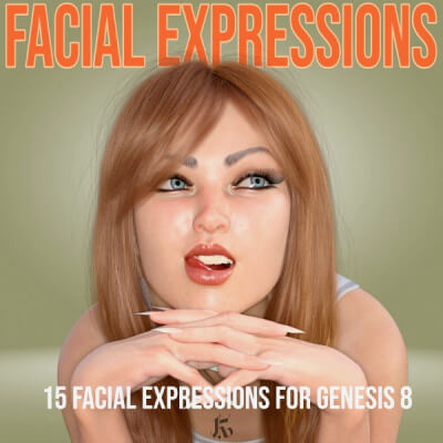 Facial Expressions - Pose Pack For G8F