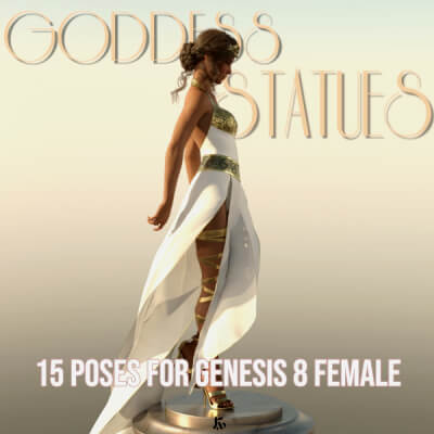Goddess Statues - Pose Pack for G8F