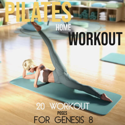 Pilates Workout - Pose Pack for G8F