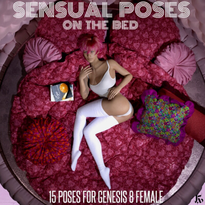 Sensual Poses on The Bed For G8F