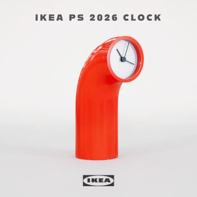 IKEA PS 2026 Retro Metal Table Clock
