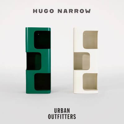 UrbanOutfitters Hugo Narrow Metal Shelf