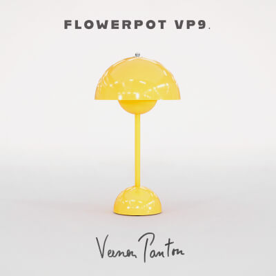 Verner Panton Flowerpot Lamp Mid-Century Danish Design