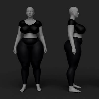 Orpixels Cxxl Morph for Genesis 8 Female