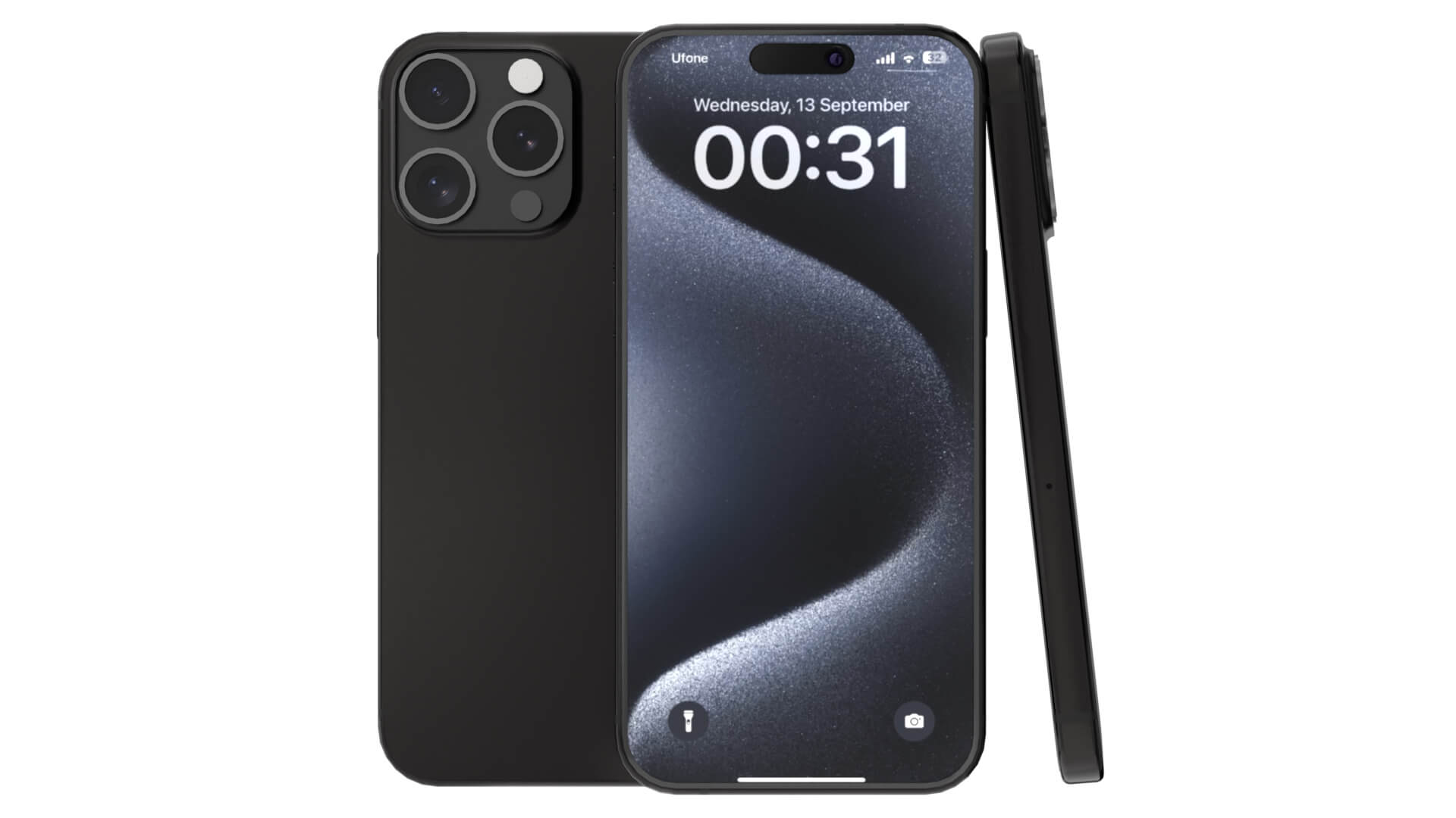 Low Poly Black Generic Smartphone - 3D Model by Ottto3d