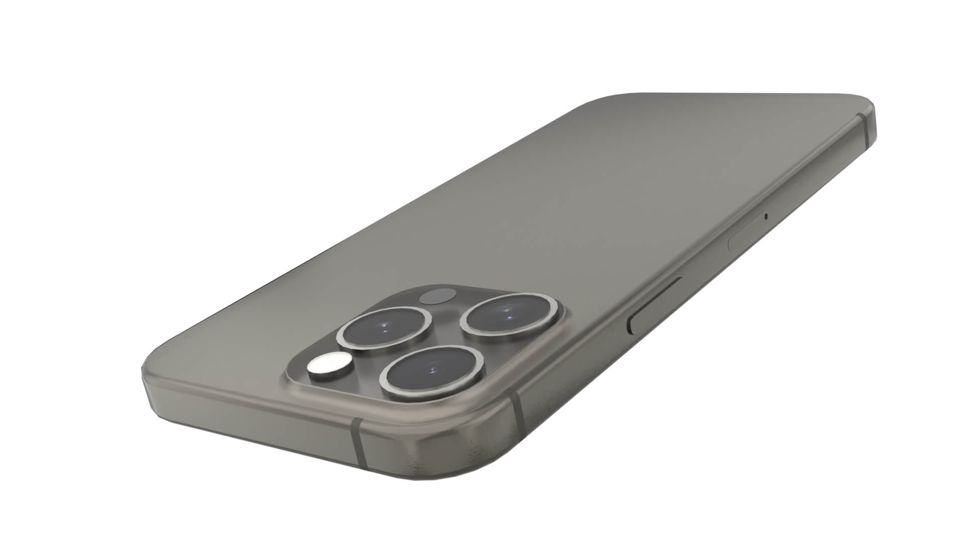 Low Poly Gray Generic Smartphone - 3D Model by Ottto3d