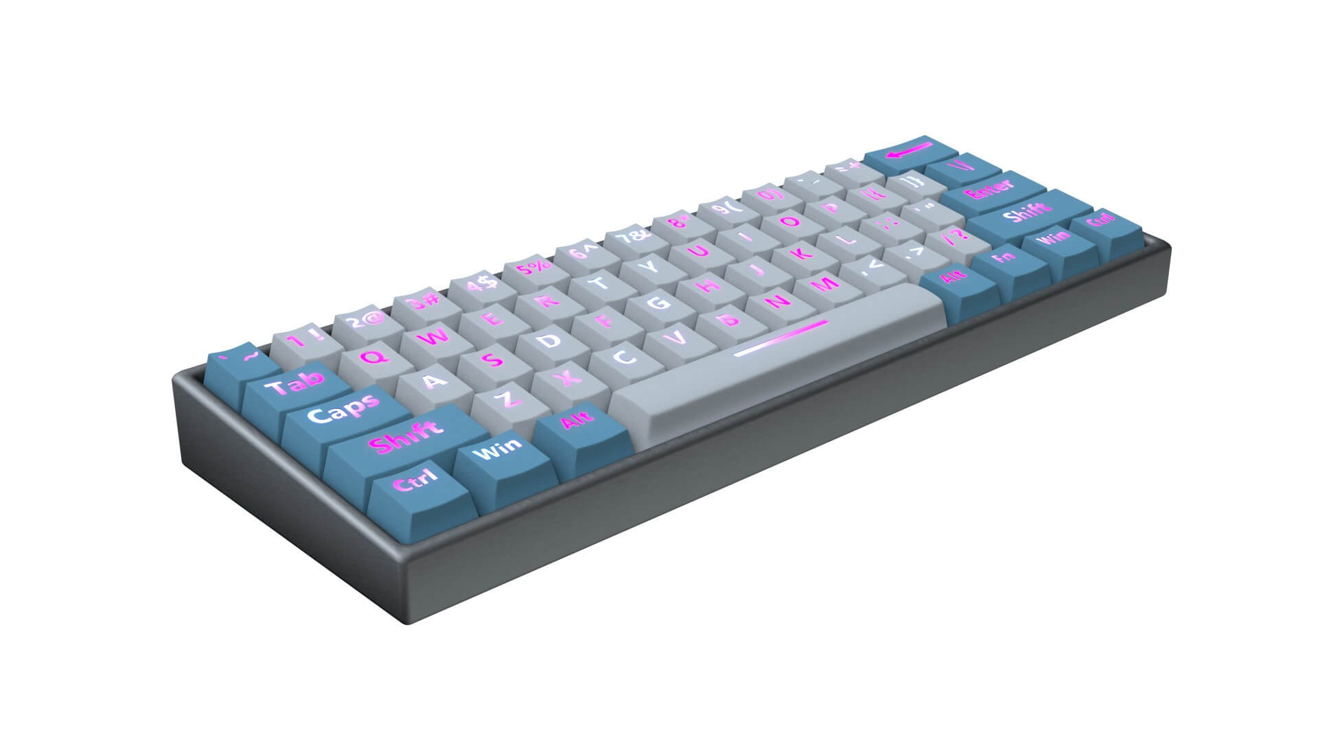 Pack of Detailed High Poly Gaming Keyboards 3D Model by Ottto3d