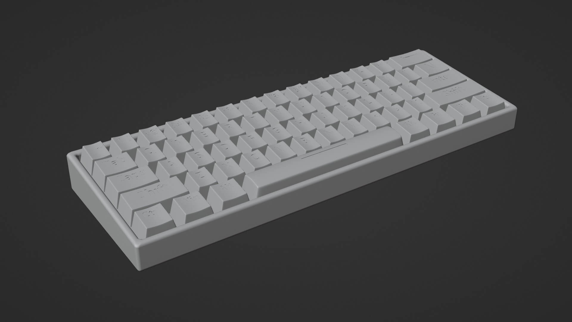 Pack of Detailed High Poly Gaming Keyboards 3D Model by Ottto3d