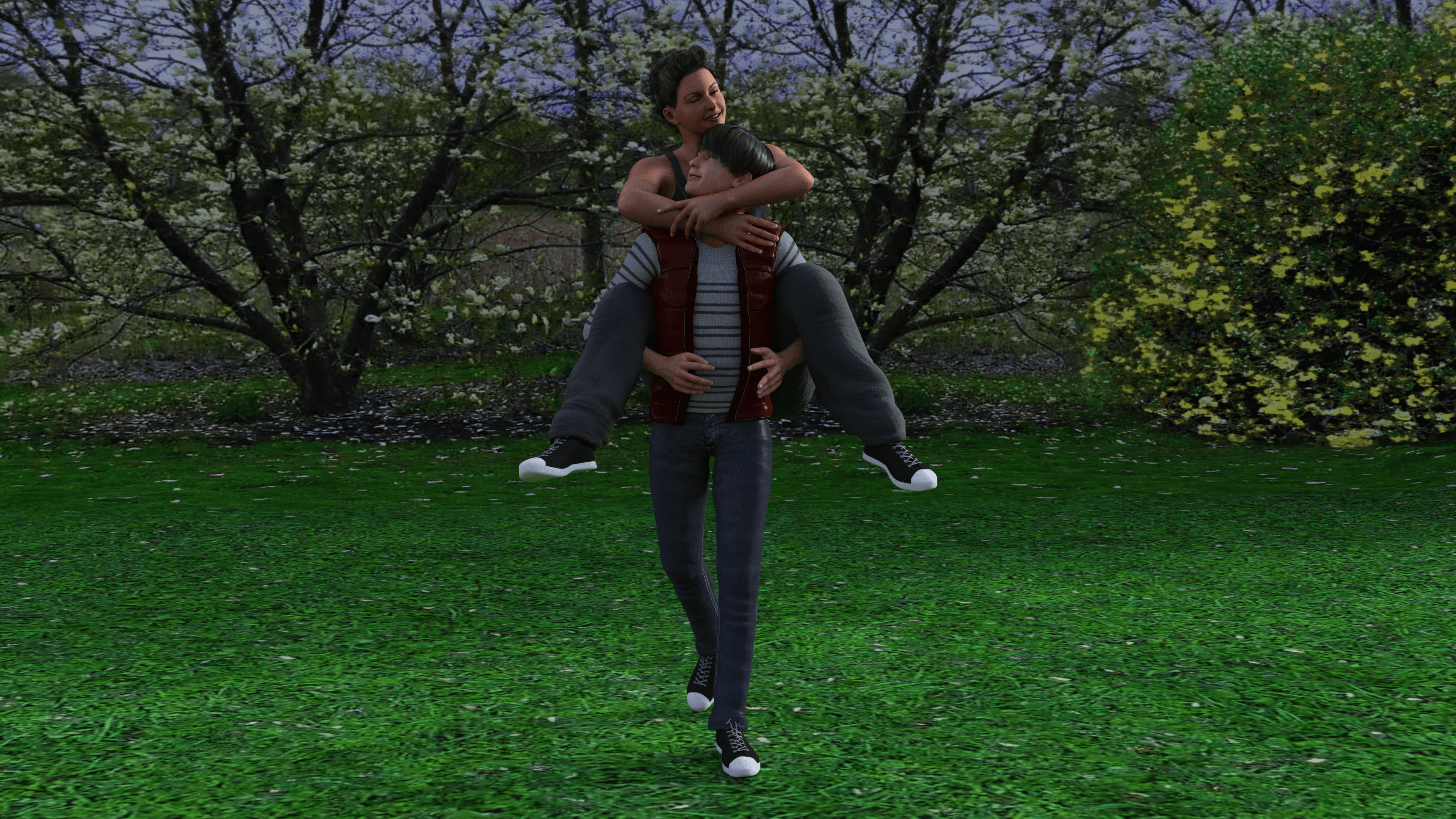 Render Spring Spring 3D Render, Digital Art by Ovidio