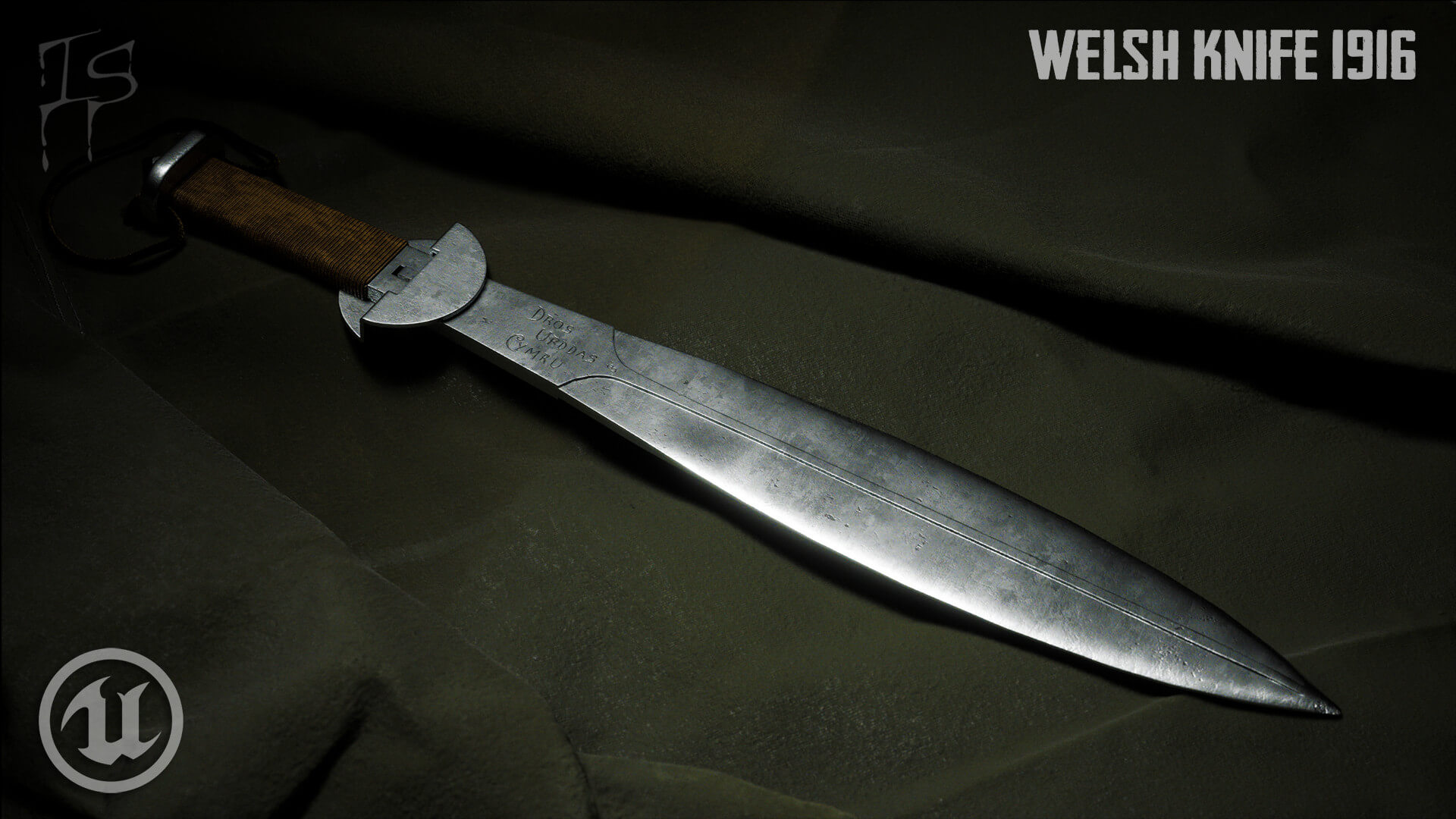 Welsh Knife 1916 3D Model by Pabst