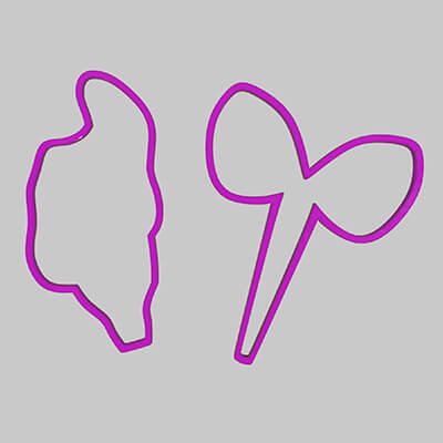 Ballet Dancer and Firefly Cookie Cutter