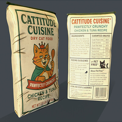 Cat Food Bag