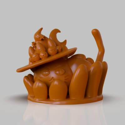 Choco Cream Cat Tart