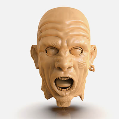 Decapitated Man Head