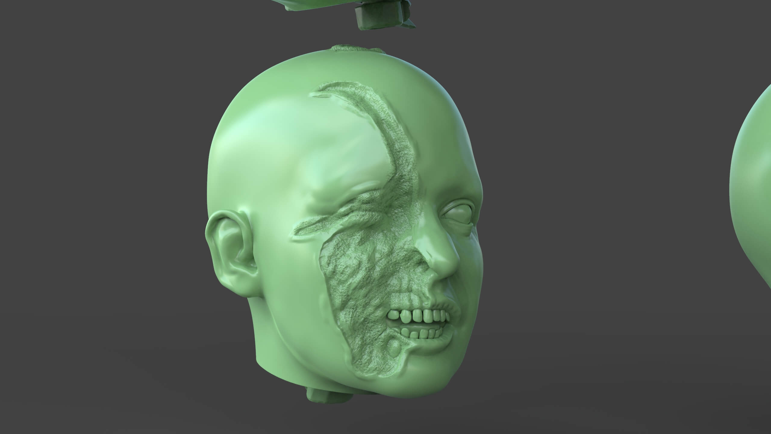 Decapitated Family Heads 3D Render, Digital Art by PaburoVIII