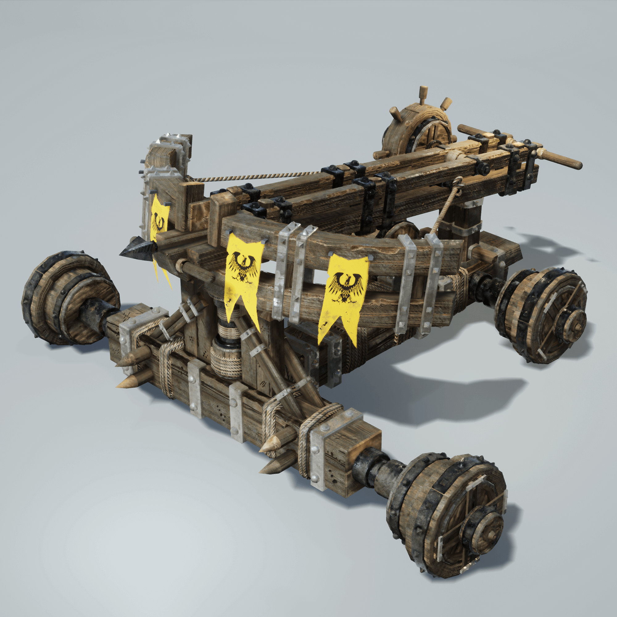 Medieval Ballista 3D Render RenderHub Gallery