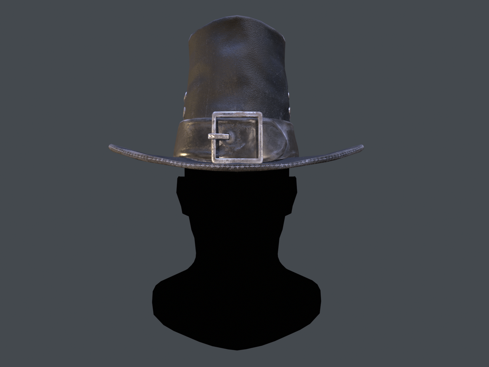 Witch Hunter Hat 3D Render RenderHub Gallery