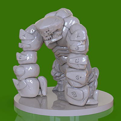 Golem Sculpture