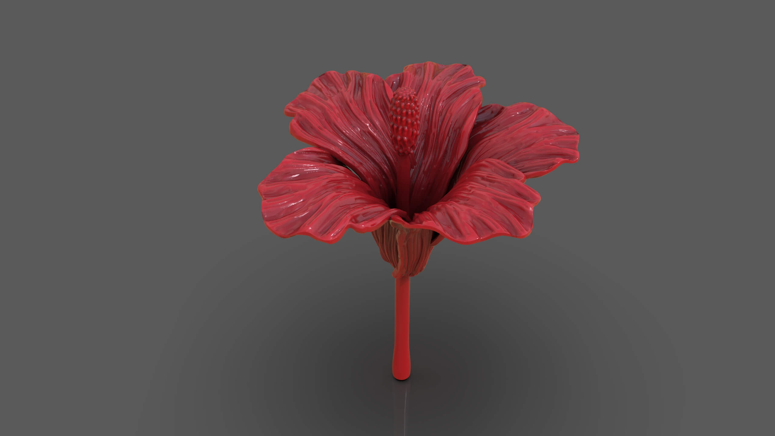 Hibiscus Flower Sculpt - 3D Model by PaburoVIII