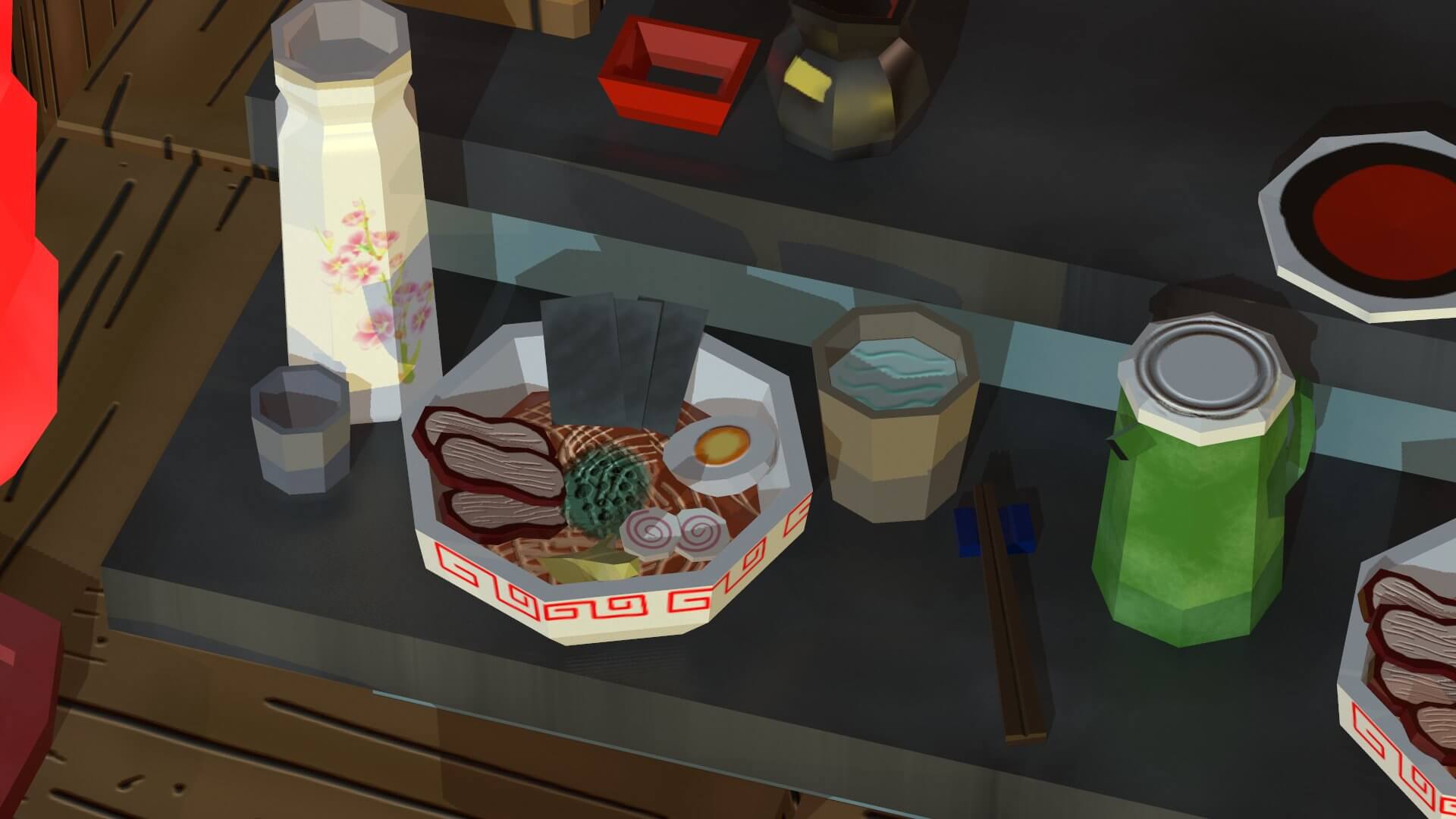 Modular Ramen Shop Game Ready - 3D Model by PaburoVIII