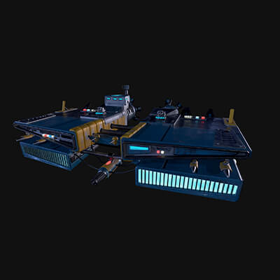 Pirate Rebel Spaceship