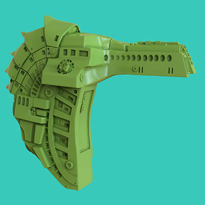 Predator Backpack Art Toy