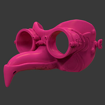 Royal Steampunk Penguin Mask