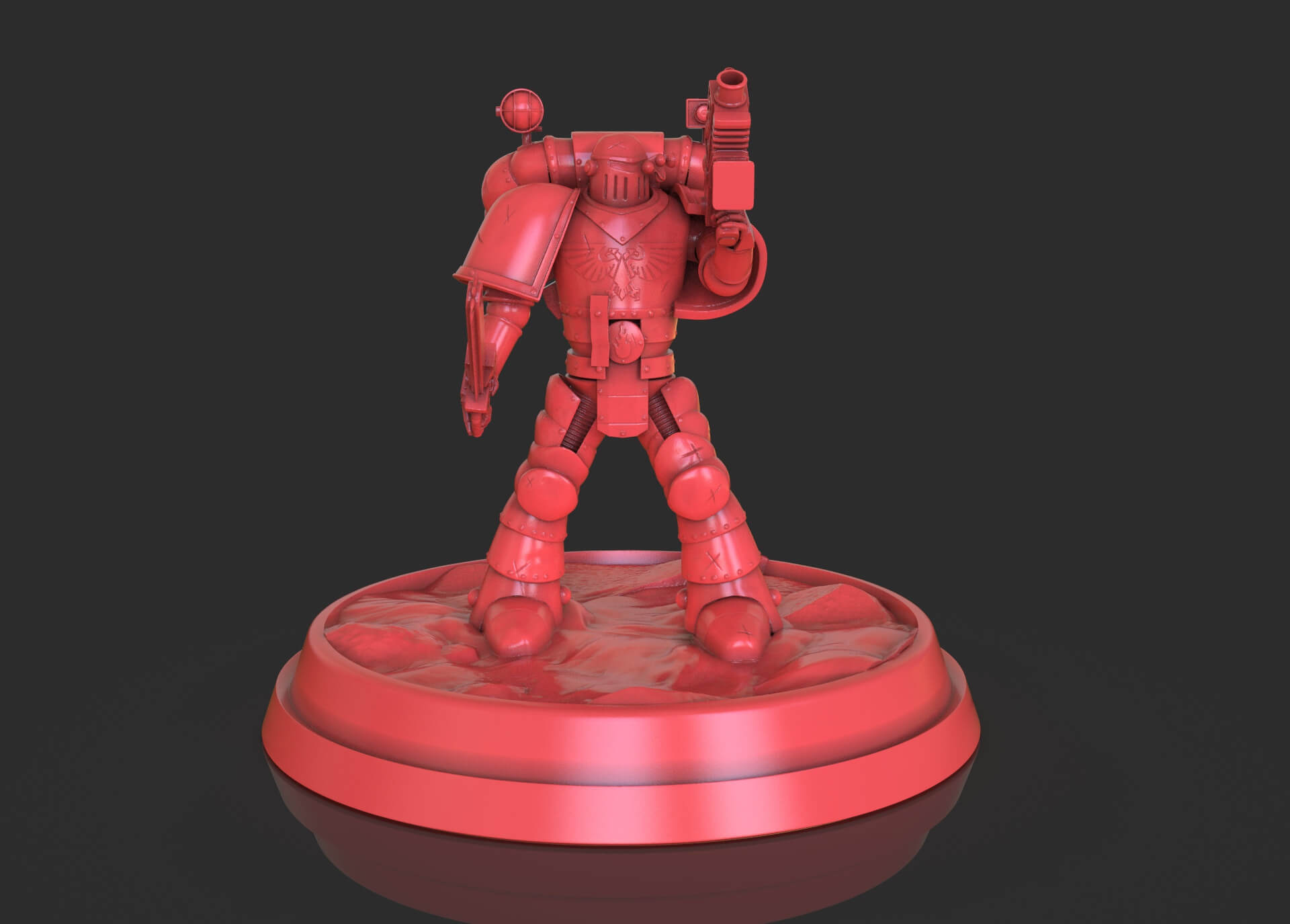 Space Marine Armor Print Ready 3D Model by PaburoVIII