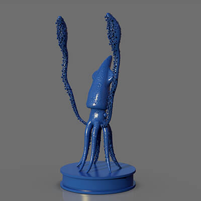 Squid Sculpture