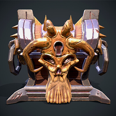 Stylized Demon Chest