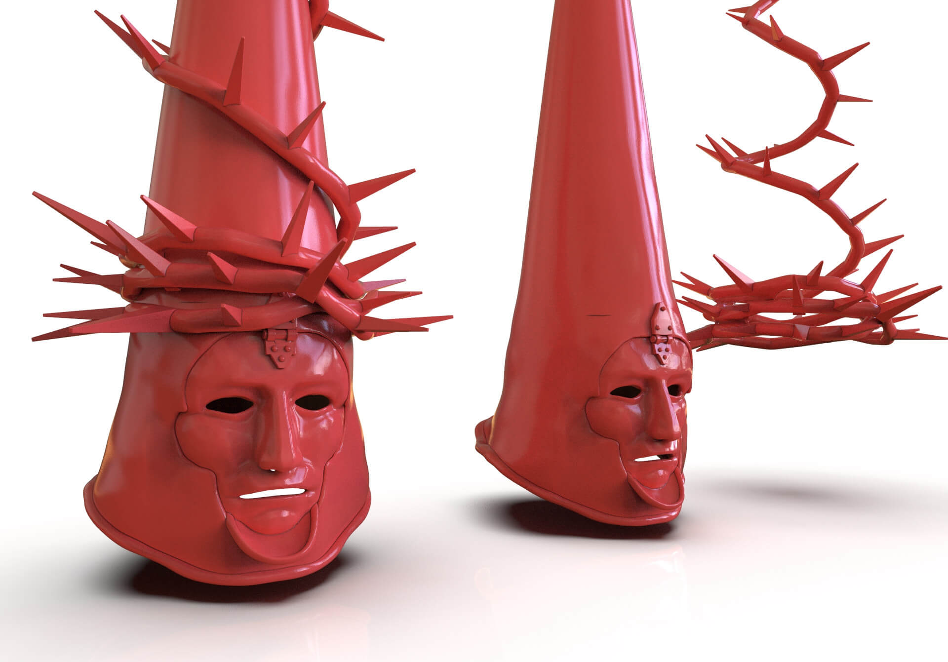 The Penitent One Helmet Blasphemous Stoic Mask 3D Print Model by PaburoVIII