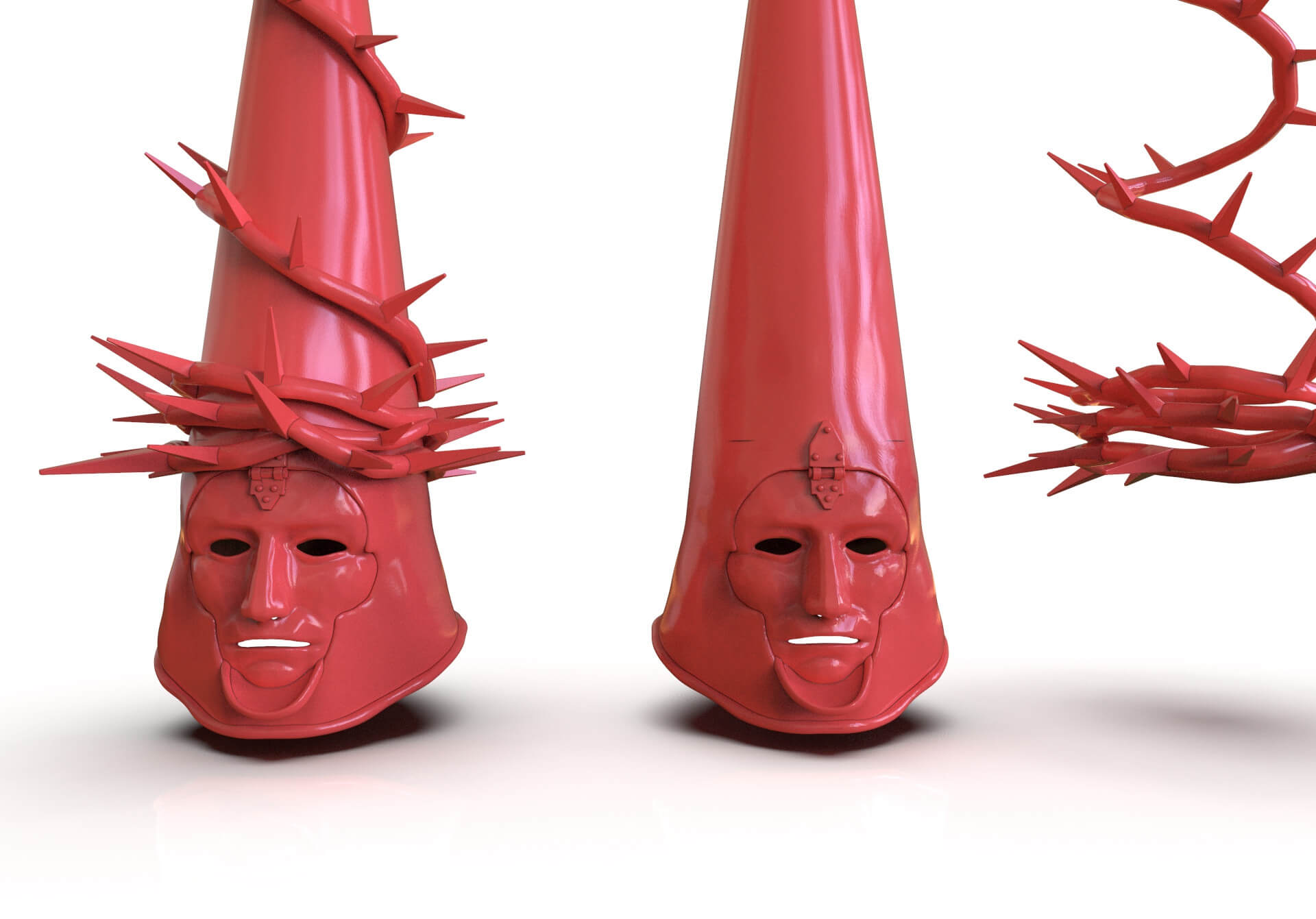 The Penitent One Helmet Blasphemous Stoic Mask 3D Print Model by