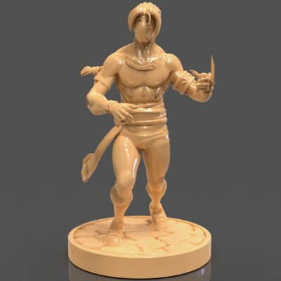 Vega Sculpture from Street Fighter