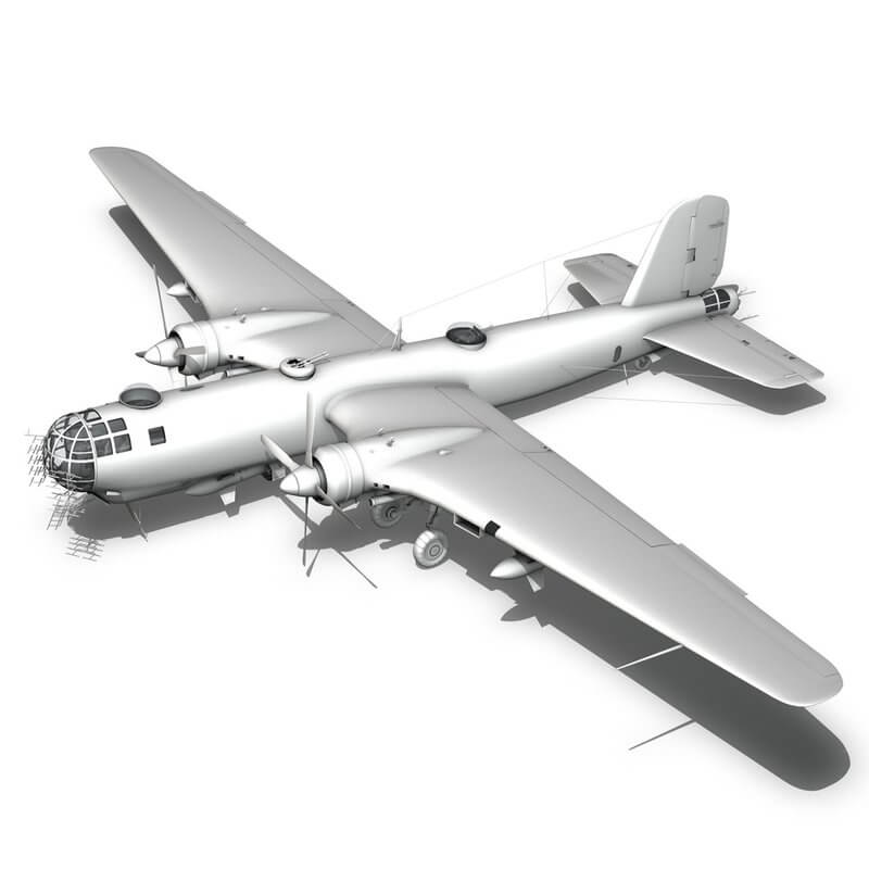 Heinkel He-177 A-5 - Greif - Navy 3D Model by panaristi