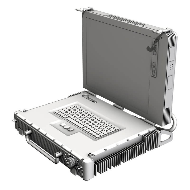 Rugged Military Outdoor Laptop 3D Model by panaristi
